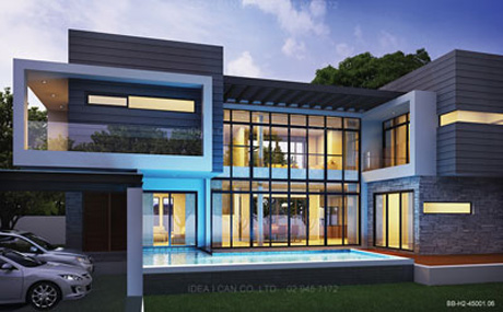 รับสร้างบ้าน modern กรุงเทพมหานคร